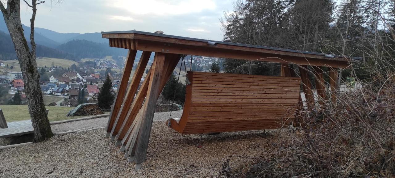 Ferienwohnung Tannenballett Im Schwarzwald ไบเออร์สบรอนน์ ภายนอก รูปภาพ